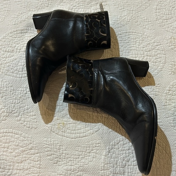 Brighton Trick Leather Ankle Boots. 8.5 - Picture 8 of 13